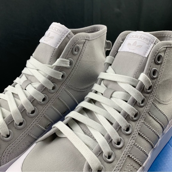 Adidas Nizza Mid Platform Grey Women's Various Sizes - Picture 7 of 13